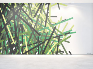 Green wall 1 - Fresque exinsitu